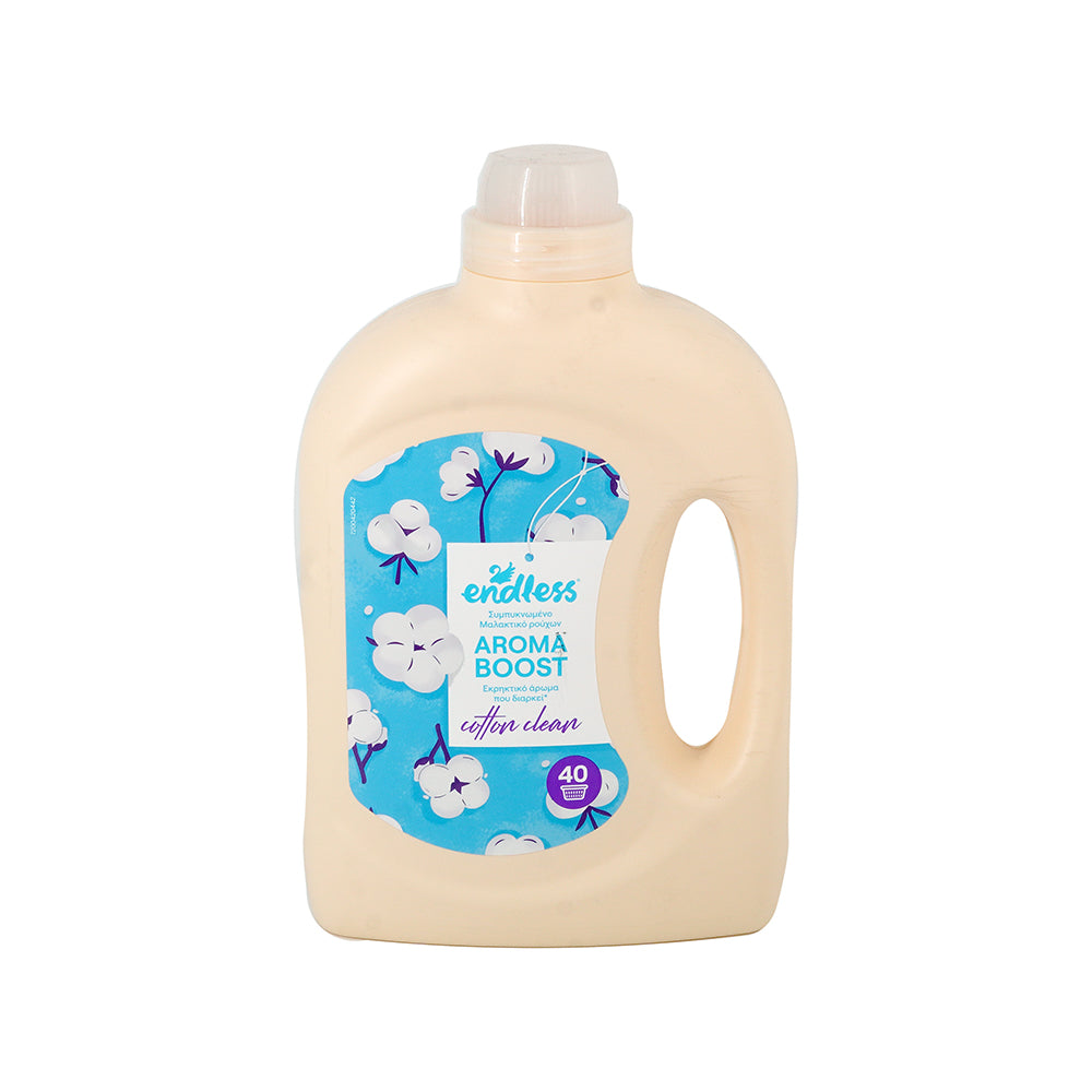 Endless Συμπυκνωμένο Μαλακτικό Aroma Boost Cotton Clean 2lt